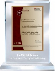 Lisa Wilson and Mitch Jackson Receive Top “AV” Ratings by Martindale-Hubbell