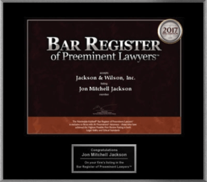 Bar Register of Preeminent Lawyers 2017